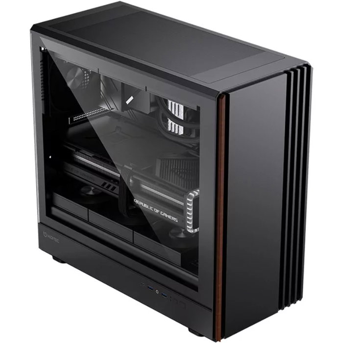 Hiditec ORIGIM Caja Gaming Semitorre Negra con USB Type-C
